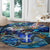 Martinique Round Carpet Sea Turtle Tropical Pattern - Wonder Print Shop