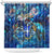 Martinique Shower Curtain Sea Turtle Tropical Pattern - Wonder Print Shop