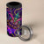 Mardi Gras 4 in 1 Can Cooler Tumbler Mask Glitter Art