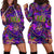 Mardi Gras Hoodie Dress Mask Glitter Art - Wonder Print Shop