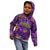 Mardi Gras Kid Hoodie Mask Glitter Art - Wonder Print Shop