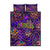 Mardi Gras Quilt Bed Set Mask Glitter Art - Wonder Print Shop