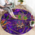 Mardi Gras Round Carpet Mask Glitter Art - Wonder Print Shop