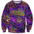 Mardi Gras Sweatshirt Mask Glitter Art - Wonder Print Shop