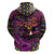 Happy Mardi Gras Hoodie Mask Feather Colorfull - Wonder Print Shop