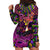 Happy Mardi Gras Hoodie Dress Mask Feather Colorfull - Wonder Print Shop