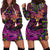 Happy Mardi Gras Hoodie Dress Mask Feather Colorfull - Wonder Print Shop