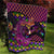 Happy Mardi Gras Quilt Mask Feather Colorfull - Wonder Print Shop