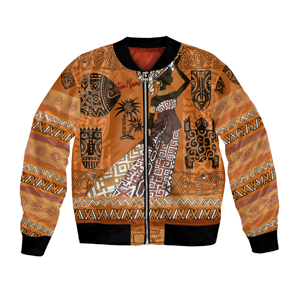 Personalized Beautiful Woman African Bomber Jacket - Wonder Print Shop