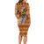 Personalized Beautiful Woman African Long Sleeve Bodycon Dress - Wonder Print Shop