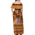 Personalized Beautiful Woman African Off Shoulder Maxi Dress - Wonder Print Shop