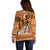 Personalized Beautiful Woman African Off Shoulder Sweater - Wonder Print Shop