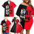 Built By Black History Family Matching Off Shoulder Short Dress and Hawaiian Shirt - Wonder Print Shop