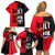 Built By Black History Family Matching Off Shoulder Short Dress and Hawaiian Shirt - Wonder Print Shop