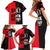 Built By Black History Family Matching Short Sleeve Bodycon Dress and Hawaiian Shirt - Wonder Print Shop