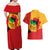 Black History Month Couples Matching Off Shoulder Maxi Dress and Hawaiian Shirt African February - Wonder Print Shop