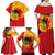 Black History Month Family Matching Off Shoulder Maxi Dress and Hawaiian Shirt African February - Wonder Print Shop