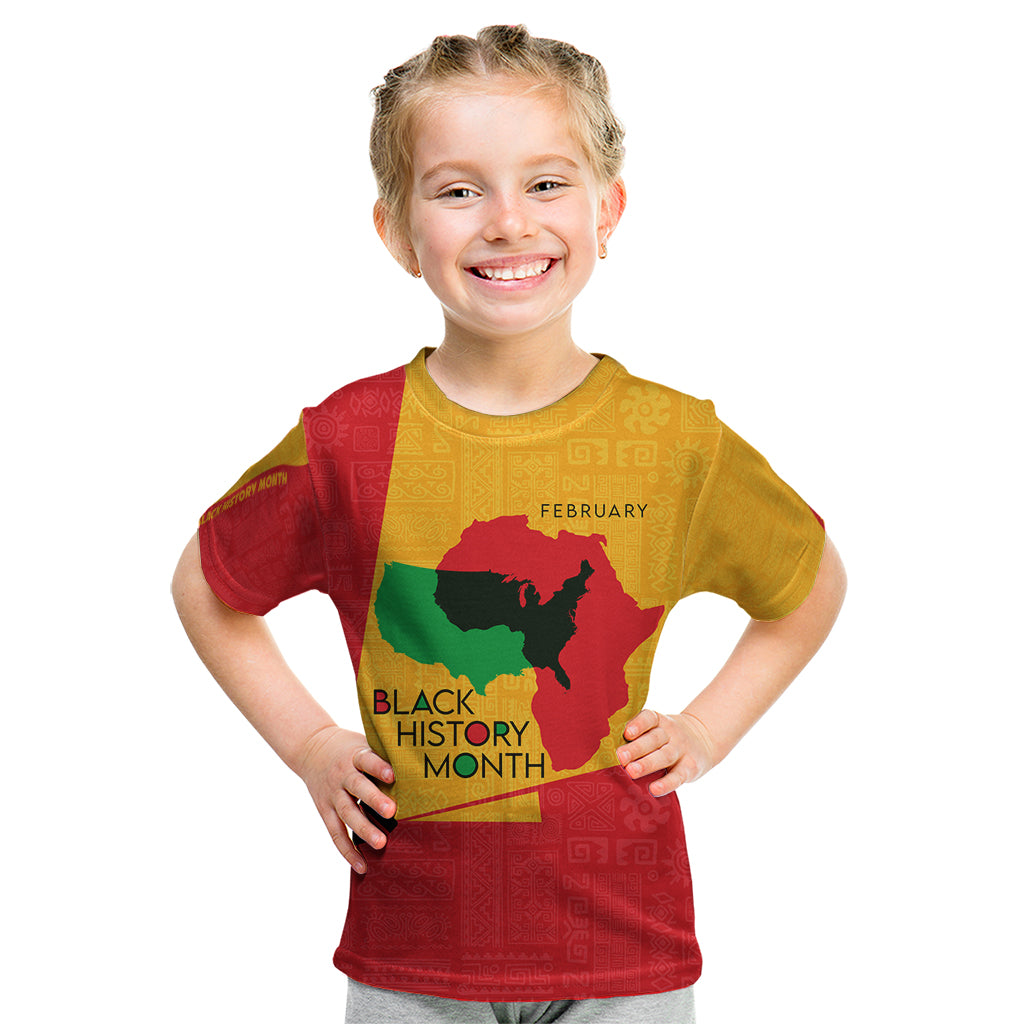 Black History Month Kid T Shirt African February - Wonder Print Shop