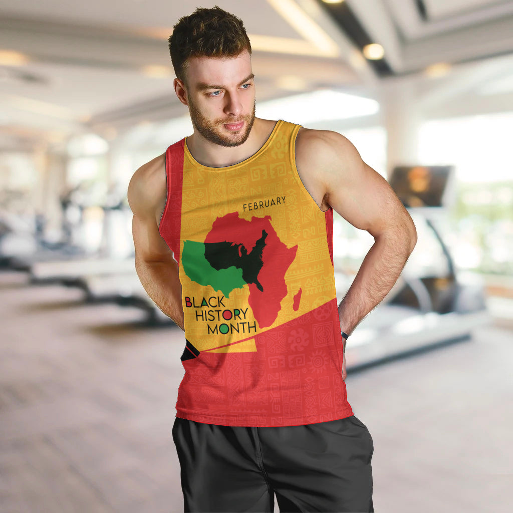 Black History Month Men Tank Top African February - Wonder Print Shop