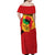 Black History Month Off Shoulder Maxi Dress African February - Wonder Print Shop