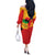 Black History Month Off The Shoulder Long Sleeve Dress African February - Wonder Print Shop
