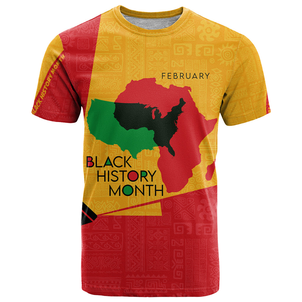 Black History Month T Shirt African February - Wonder Print Shop