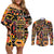 Personalized The Spirit Of Africa Couples Matching Off Shoulder Short Dress and Long Sleeve Button Shirt - Wonder Print Shop