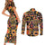 Personalized The Spirit Of Africa Couples Matching Short Sleeve Bodycon Dress and Long Sleeve Button Shirt - Wonder Print Shop