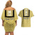 Personalized African Mudcloth Dashiki Couples Matching Off Shoulder Short Dress and Hawaiian Shirt - Wonder Print Shop