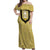 Personalized African Mudcloth Dashiki Off Shoulder Maxi Dress - Wonder Print Shop