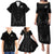 New Zealand Family Matching Puletasi Dress and Hawaiian Shirt Rugby 2023 Champions Black - Wonder Print Shop