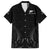 New Zealand Family Matching Puletasi Dress and Hawaiian Shirt Rugby 2023 Champions Black - Wonder Print Shop