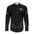 New Zealand Long Sleeve Button Shirt Rugby 2023 Champions Black - Wonder Print Shop