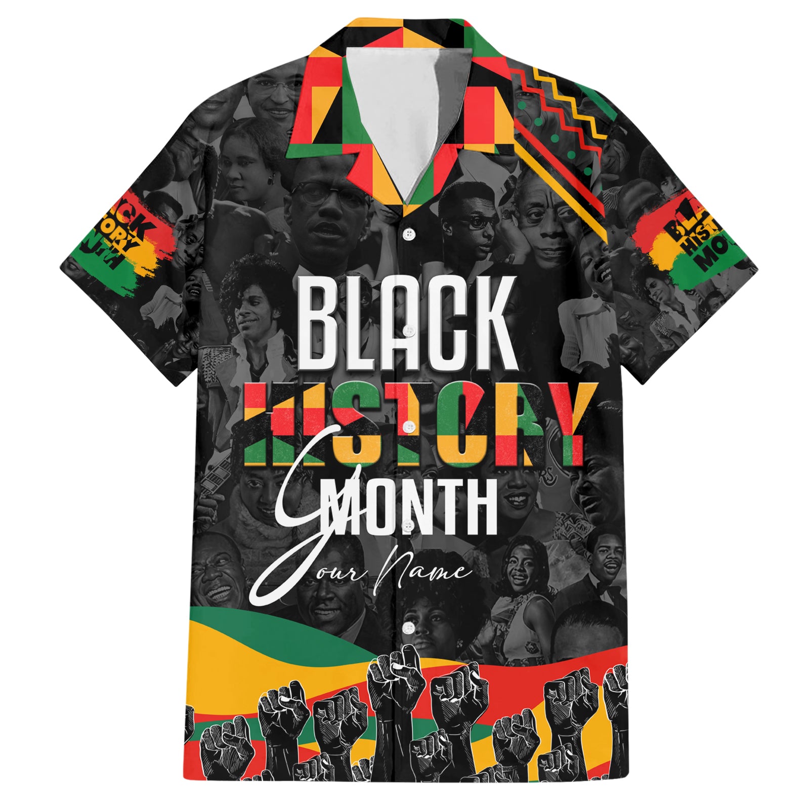 Personalized Black History Month Hawaiian Shirt - Wonder Print Shop