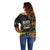 Personalized Black History Month Off Shoulder Sweater - Wonder Print Shop