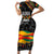 Personalized Black History Month Short Sleeve Bodycon Dress