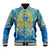 Personalized Mandala Egyptian Pharaoh Baseball Jacket Eye of Horus Blue - Wonder Print Shop