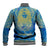 Personalized Mandala Egyptian Pharaoh Baseball Jacket Eye of Horus Blue - Wonder Print Shop