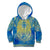 Personalized Mandala Egyptian Pharaoh Kid Hoodie Eye of Horus Blue - Wonder Print Shop