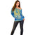 Personalized Mandala Egyptian Pharaoh Off Shoulder Sweater Eye of Horus Blue - Wonder Print Shop