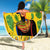 Personalized Africa Woman Beach Blanket Tropical Style - Wonder Print Shop