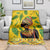 Personalized Africa Woman Blanket Tropical Style