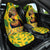 Personalized Africa Woman Car Seat Cover Tropical Style - Wonder Print Shop