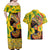 Personalized Africa Woman Couples Matching Off Shoulder Maxi Dress and Hawaiian Shirt Tropical Style - Wonder Print Shop