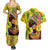 Personalized Africa Woman Couples Matching Summer Maxi Dress and Hawaiian Shirt Tropical Style - Wonder Print Shop