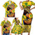 Personalized Africa Woman Family Matching Short Sleeve Bodycon Dress and Hawaiian Shirt Tropical Style - Wonder Print Shop