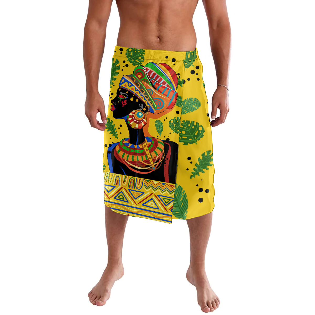 Personalized Africa Woman Lavalava Tropical Style - Wonder Print Shop