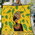 Personalized Africa Woman Quilt Tropical Style