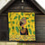 Personalized Africa Woman Quilt Tropical Style