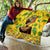 Personalized Africa Woman Quilt Tropical Style